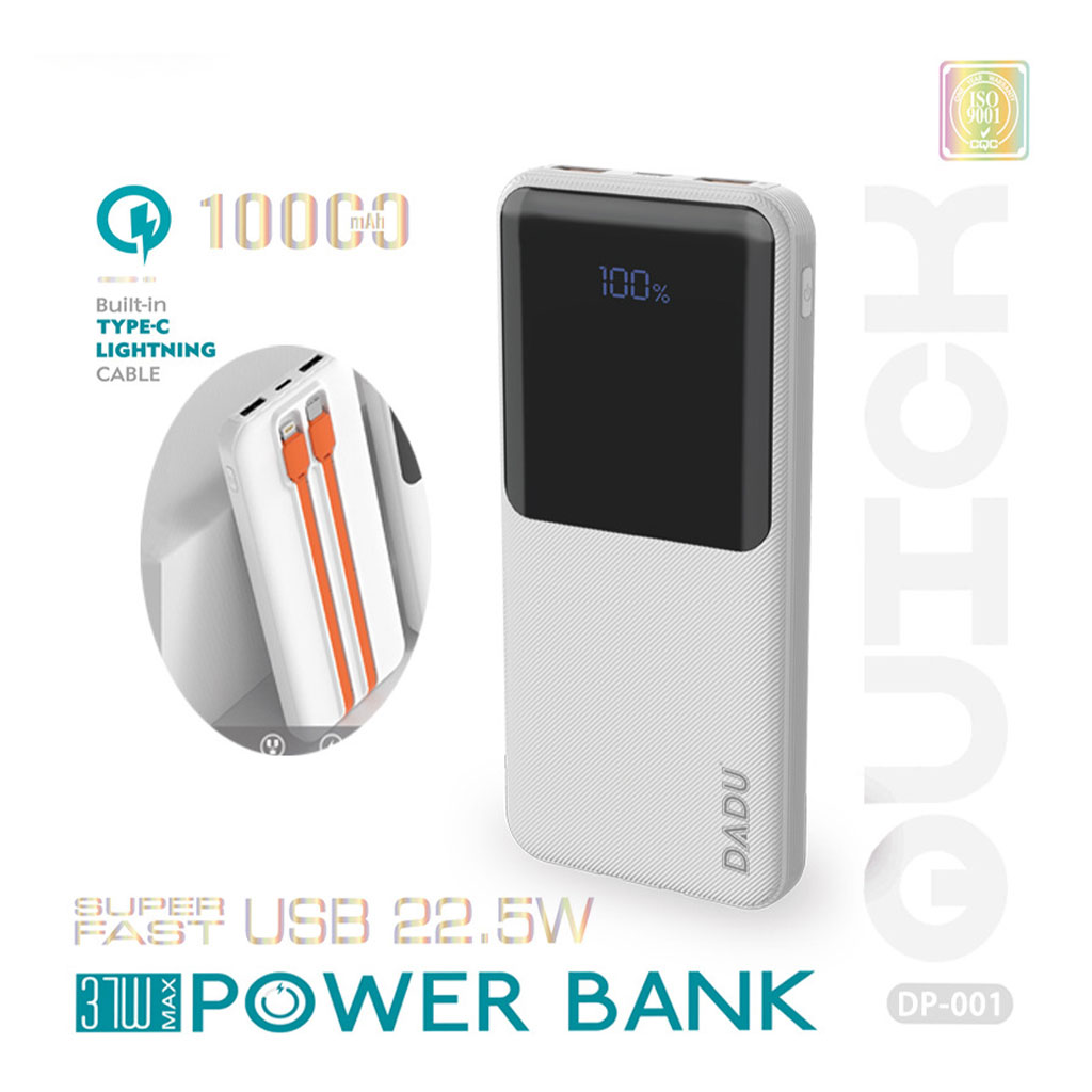 پاوربانک تبلیغاتی 10000 میلی آمپری DADU کد PB-107 - تصویر 1